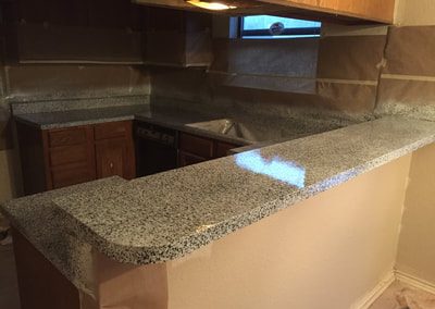 refinished countertop