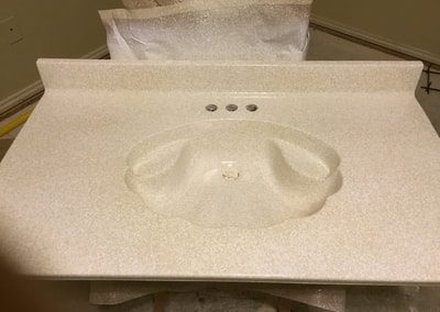 refinished countertop