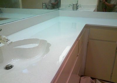 refinished countertop